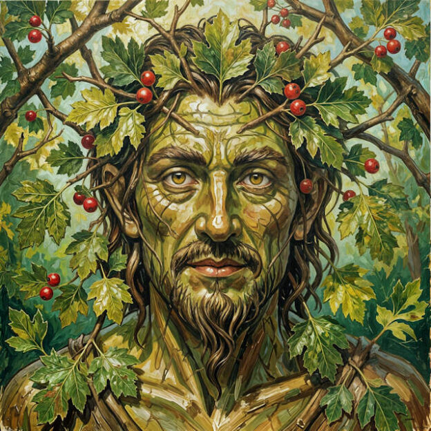 Groene man - meidoorn